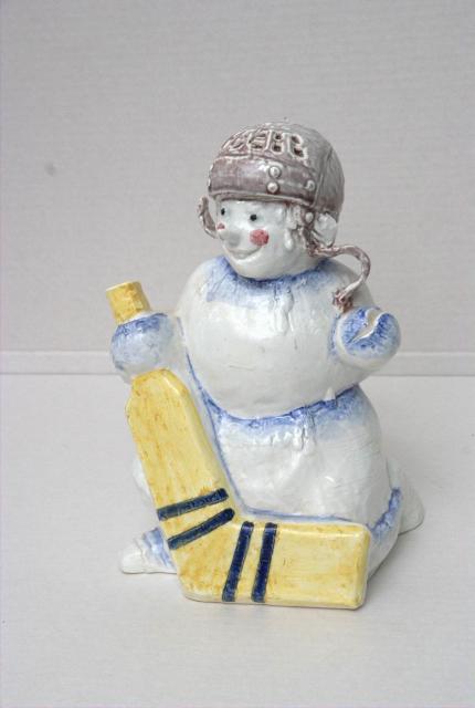 Сергеев В.А. Декоративная скульптура «Снеговик». 1960-е